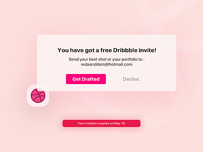 1 Dribbble Invitation