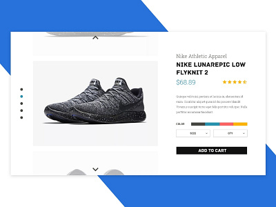 Daily UI #012 E-Commerce Shop daily ui ecommerce nike redesign slider