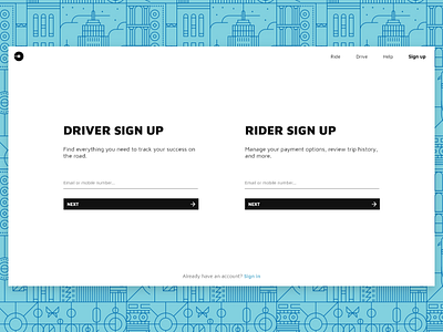 Daily UI #001 - Sign Up clean daily100 dailyui day001 desktop form minimalist signin signup uber ui ux