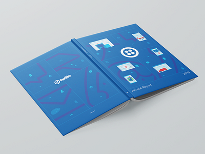 2019 Twilio Annual Report aerial annual report ground hospital map mockup scooter twilio vector video world