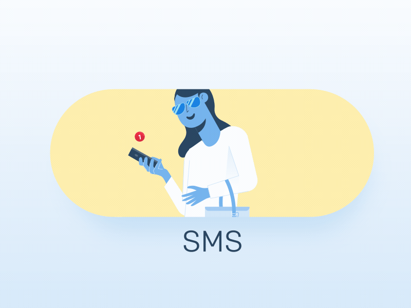 The Power of Twilio and SendGrid - A demo blue people demo email gif illustration interactive sendgrid sms text twilio voice voicemail