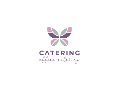 Office Catering branding caligraphy design illustration lettering logo