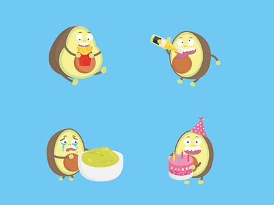Avocado Sticker Pack 🥑 pt.2