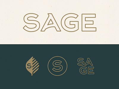 Sage Branding botanical brand leaf logo mark rebrand restaurant sage