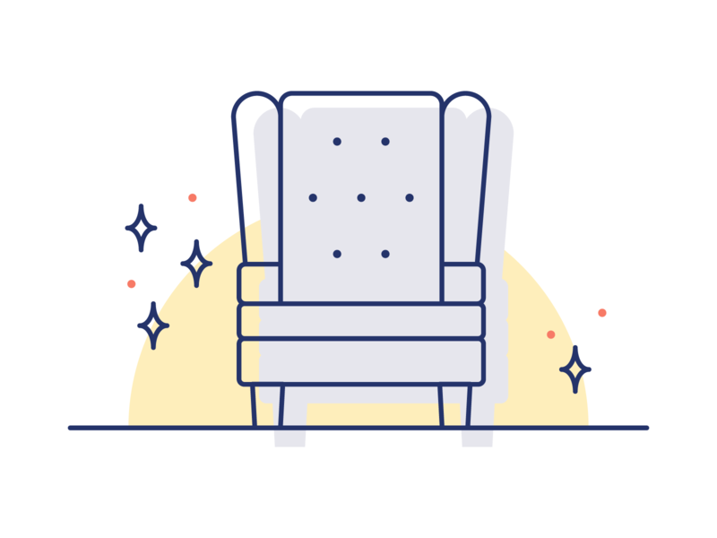 Chair Illustration By Amy Woods For Fieldtrip On Dribbble