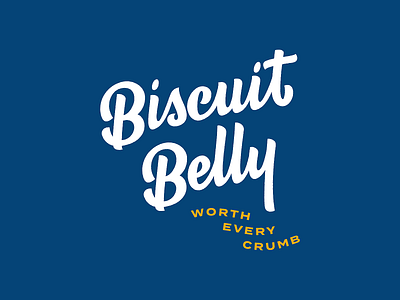 Biscuit Belly Logo Type biscuits branding custom hand lettering hand type lettering louisville restaurant typography