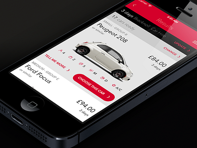 Car rental app