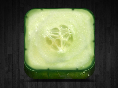 Cucumber app icon 3d app icon mobile vegetable