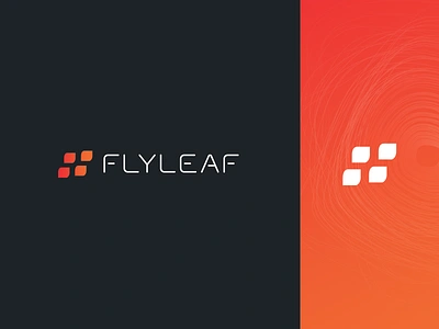 Flyleaf Logo agency brand branding identity logo design ui visual identity visual identity design