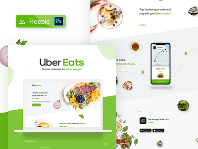 Uber Eats Website Redesign Concept food website free psd free website uber ubereats website design