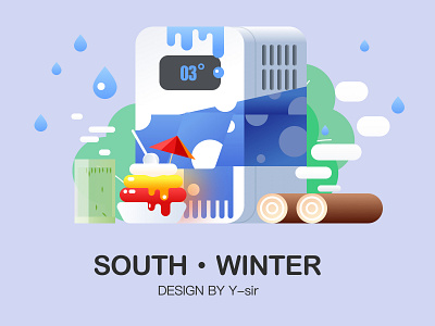Winter banner design