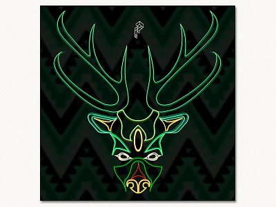 Bucks animal basketball bucks diy illustration inuit nba neon sport us