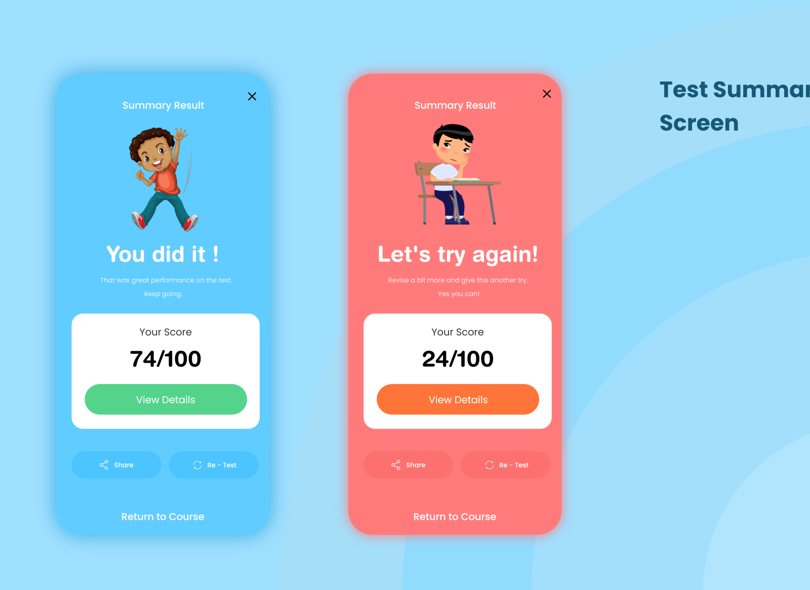 test-score-screen-by-kennedy-odame-on-dribbble