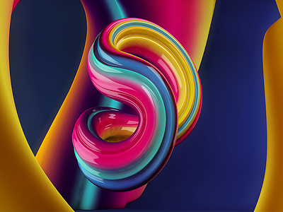 ABSTRACT CANDY 3d abstract c4d photoshop