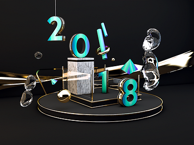 2018 MM 3d abstract c4d photoshop