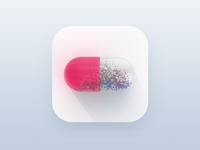 Take a smart capsule 3d 3dicon capsule drug icon ui ui icon