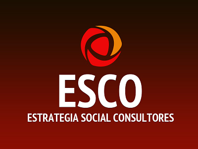800x600 Dribbble Esco Logo brand esco illustration logo red