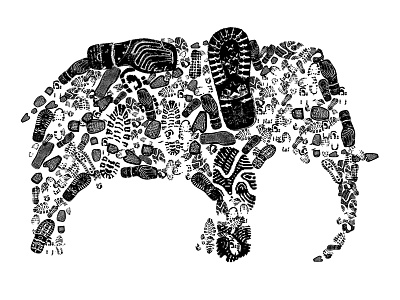 800x600 Dribbble Elephant Shoe black and white elephant elephant shoe i love you illustration love shoe sole