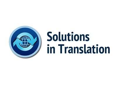 800x600 Dribbble Solutions In Translation blue circle logo modern reverse solution solutions in translation translation