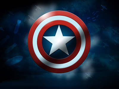 800x600 Dribbble Captain America