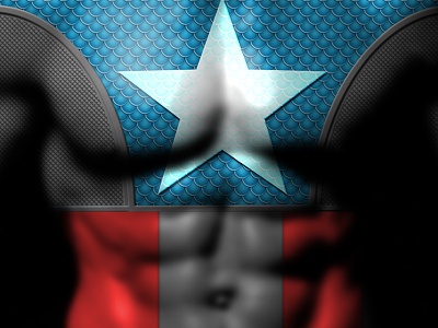 800x600 Dribbble Captain America 2