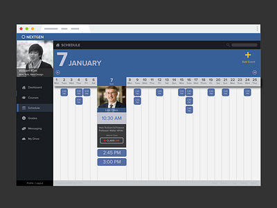 Nextgen Calendar UI app balsamiq design flat graphic design icon illustration illustrator interaction design ios logo marvel photoshop product design ui ui design ux ux design vector visual design