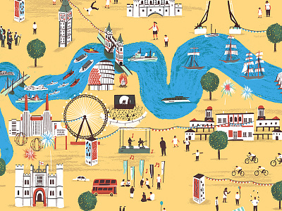 Totally Thames by Alex Foster on Dribbble