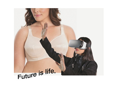 WOW, hear comes the future! boobs desine future jokes logo realty virtuel