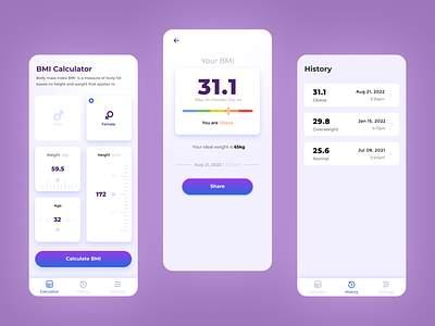 Mobile App: BMI Calculator
