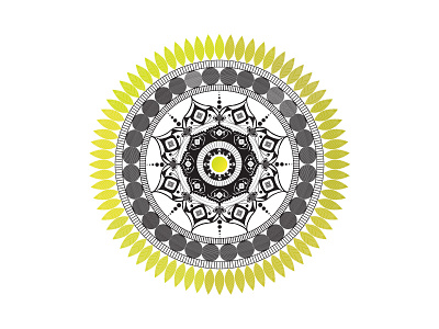 Hello Dribbble :) illustration mandala patterns