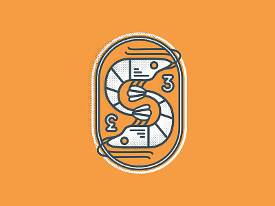 Ups and Downs badge design flat halftone illustrator logo symmetry typography vector