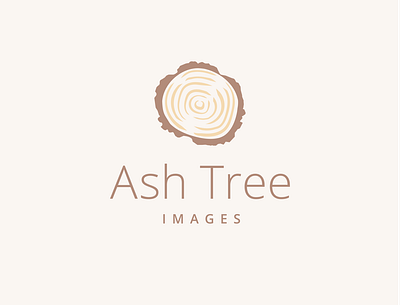 Ash Tree Images Photography logo ash branding design images logo photographer photography tree tree rings tree stump