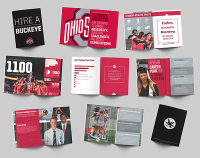 Ohio State Athletics Booklet athletics book design booklet booklet design buckeyes design graphic design layout layoutdesign sports