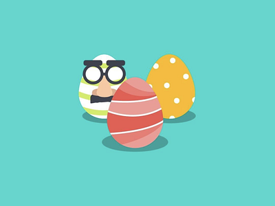 Easter/April Fools day social media graphic