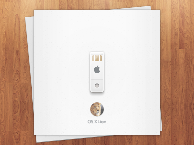 OS X Lion USB Thumb Drive apple lion mac