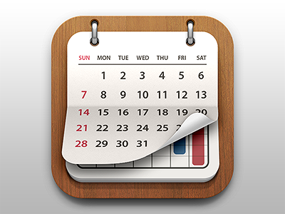 Staccal Icon (inami's Edit) calendar icon ios pagecurl