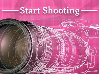 Start Shooting blueprint camera debut illustration