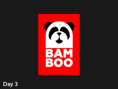 Daily Logo Challenge 3/50 - Panda logo animal branding dailylogochallenge logo panda