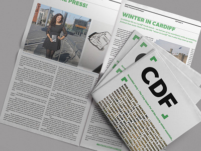 The CDF Issue 11 cardiff cdf newspaper print
