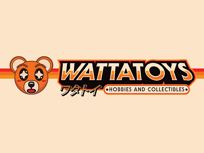 Wattatoys branding design illustration logo type vector