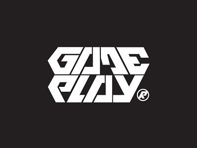 Gameplay Clothing Logo branding design logo type typography vector