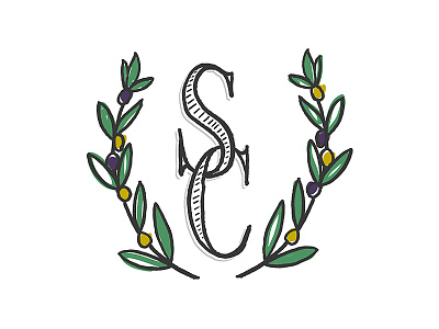 Supper Club Logo Mark logo design mark