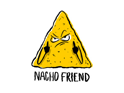 Nacho Friend friend illustration joke nacho