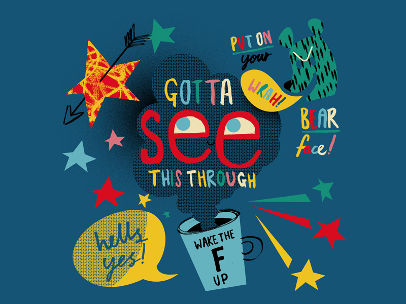 Gotta See This Through by Peter Clayton on Dribbble