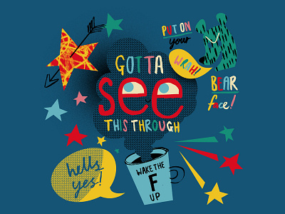 Gotta See This Through collage illustration see