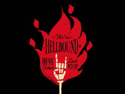 Hellbound fire hell hellbound illustration