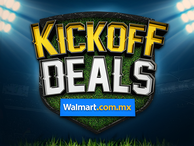 Kickoff Deals logo 3d c4d football méxico nfl walmart