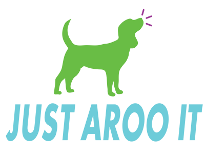 Just Aroo It brand parody humor logo