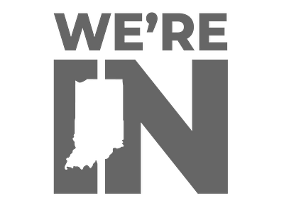 We're In: Indiana Tourism Logo Exploration indiana indianapolis logo typography vector