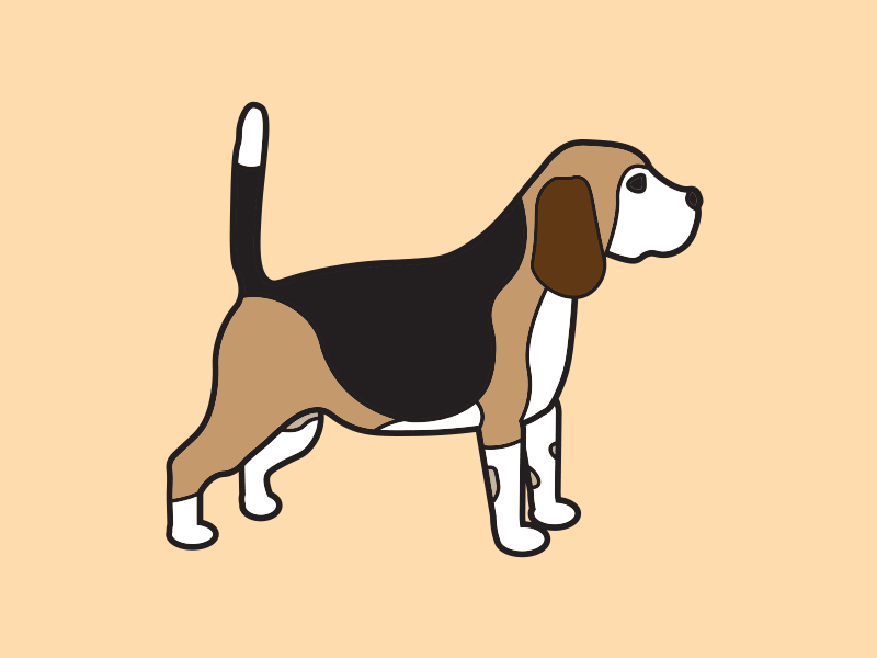 My Month In Icons Day 6 Baxter by Jennifer Gaskin on Dribbble